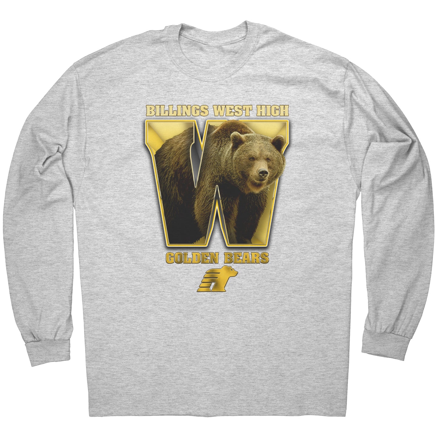 BWHS Long Sleeve Tee - Golden Bears Inside