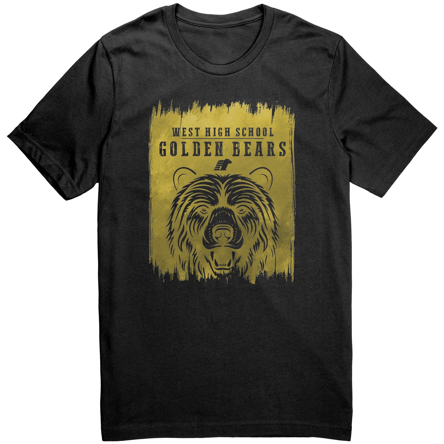 BWHS Unisex Graphic Tee - Golden Bears Swipe