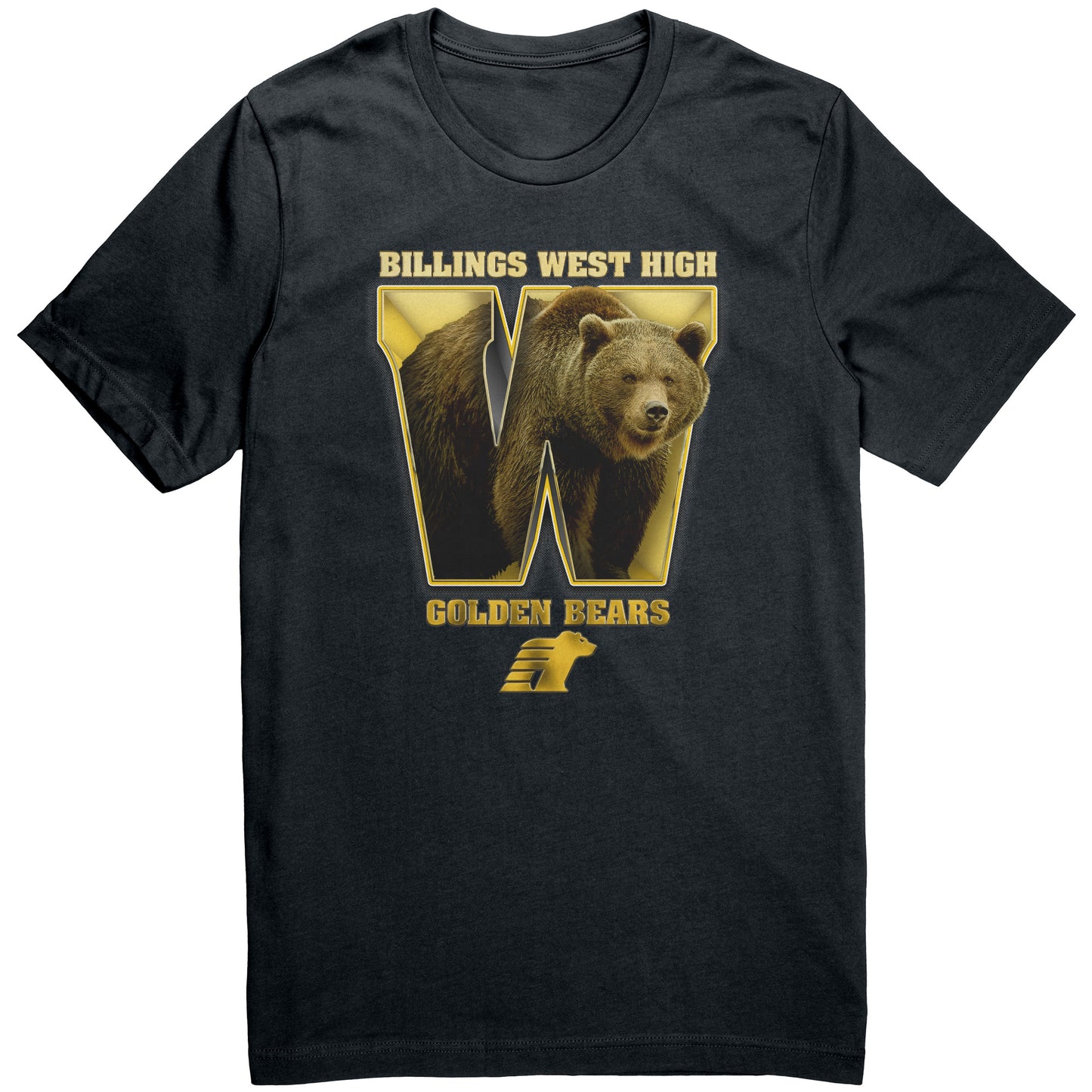 BWHS Unisex Graphic Tee - Golden Bears Inside