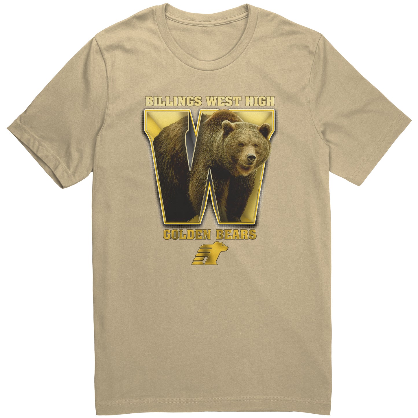BWHS Unisex Graphic Tee - Golden Bears Inside