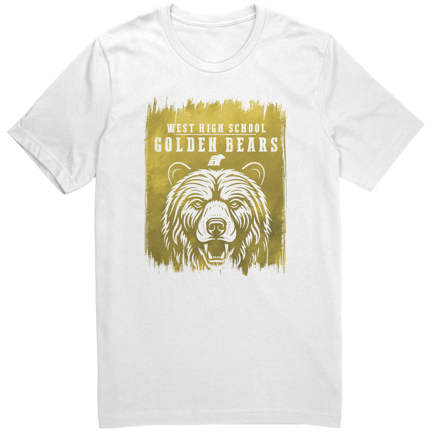 BWHS Unisex Graphic Tee - Golden Bears Swipe