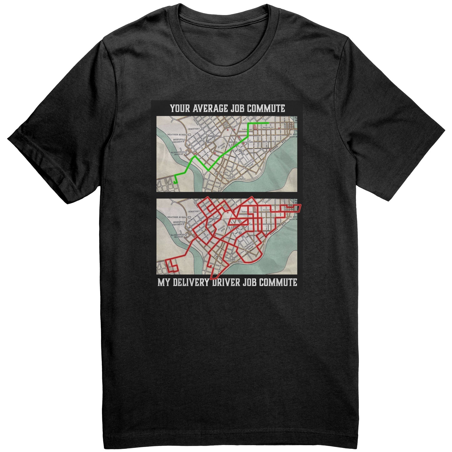 Delivery Driver Commutes Graphic Tee