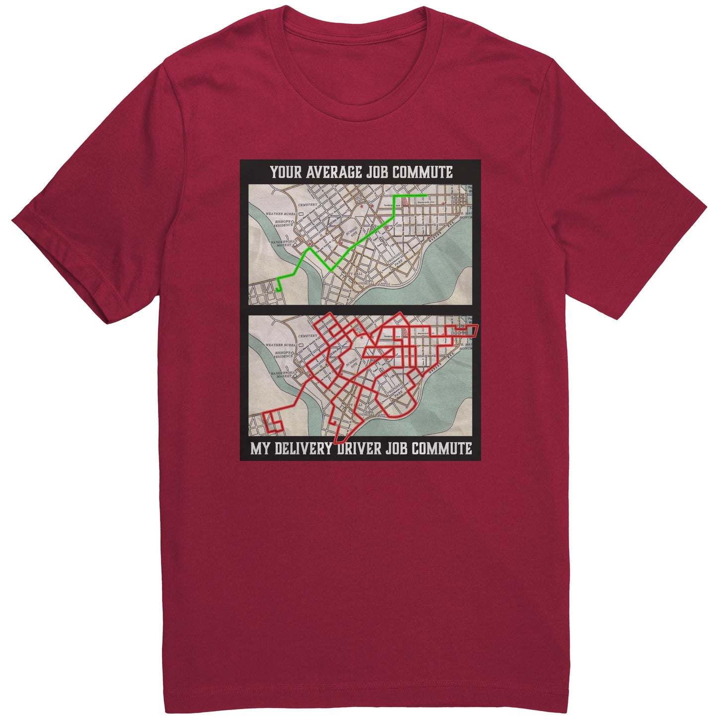 Delivery Driver Commutes Graphic Tee