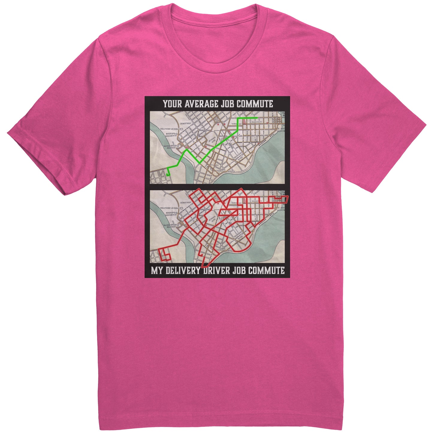 Delivery Driver Commutes Graphic Tee