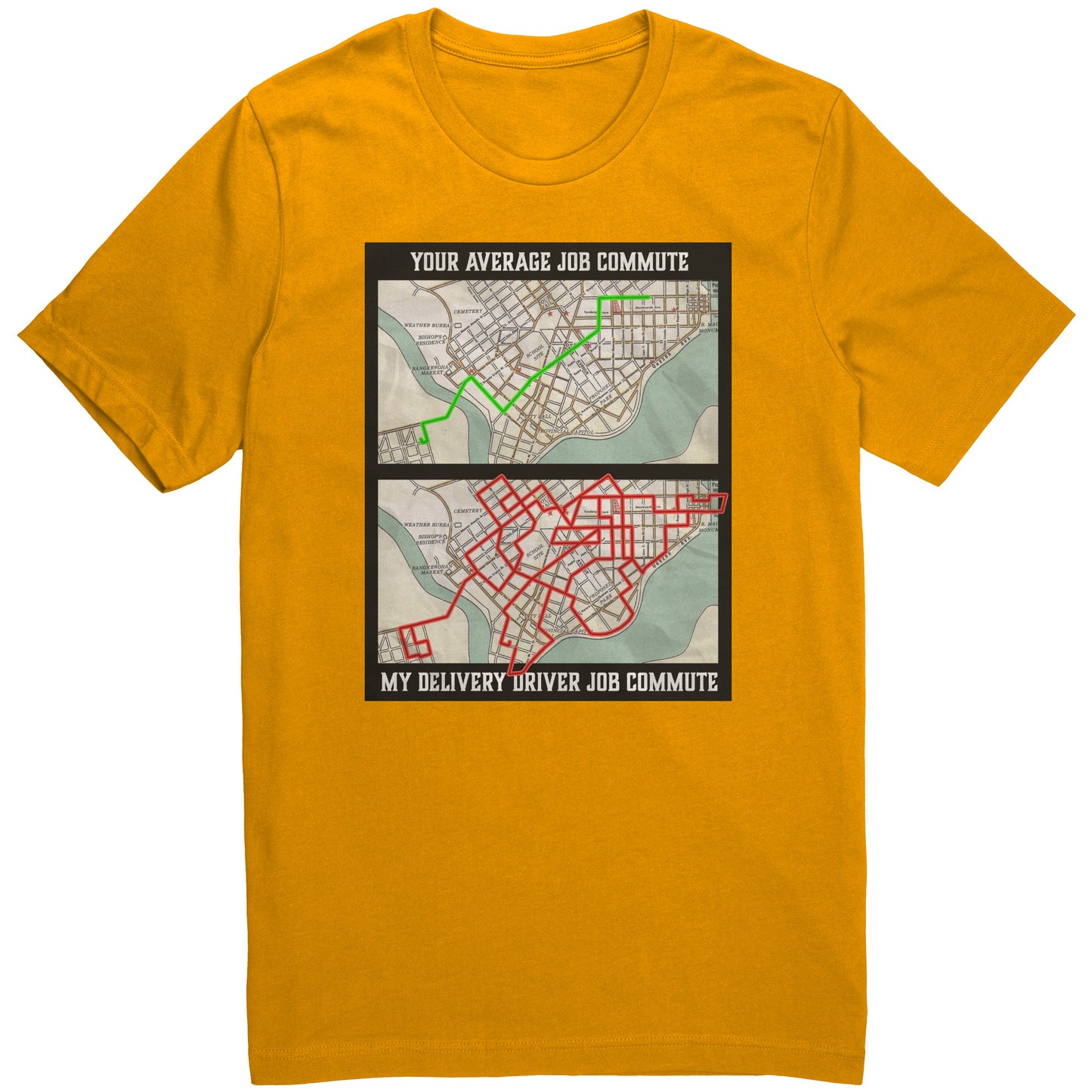 Delivery Driver Commutes Graphic Tee