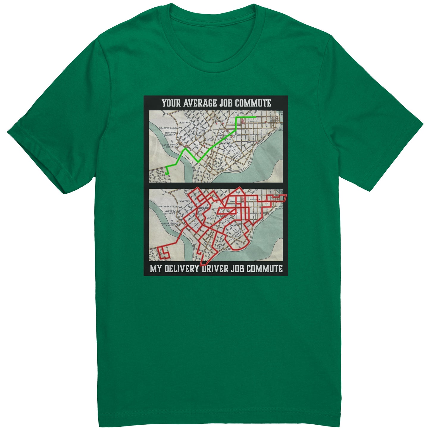 Delivery Driver Commutes Graphic Tee