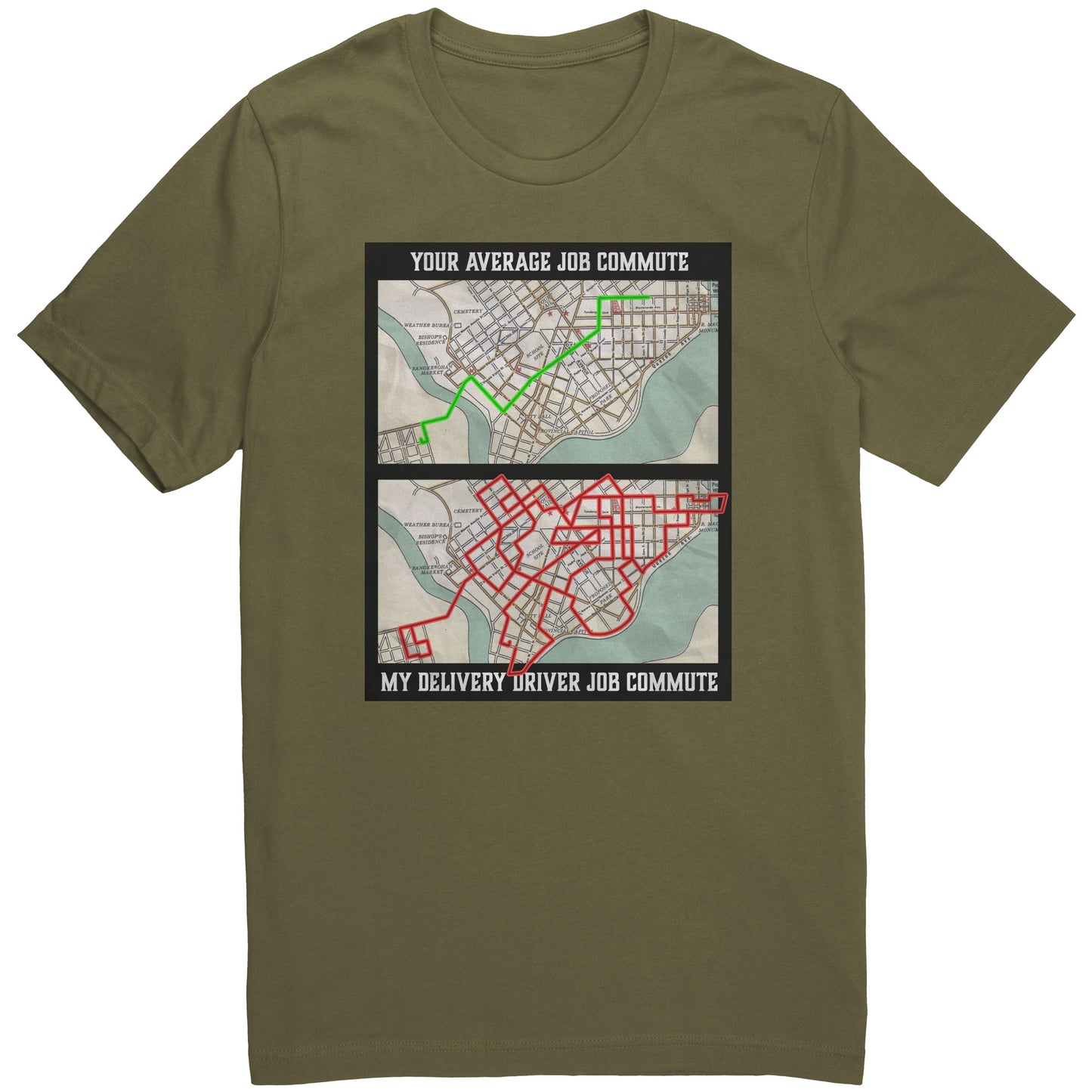 Delivery Driver Commutes Graphic Tee