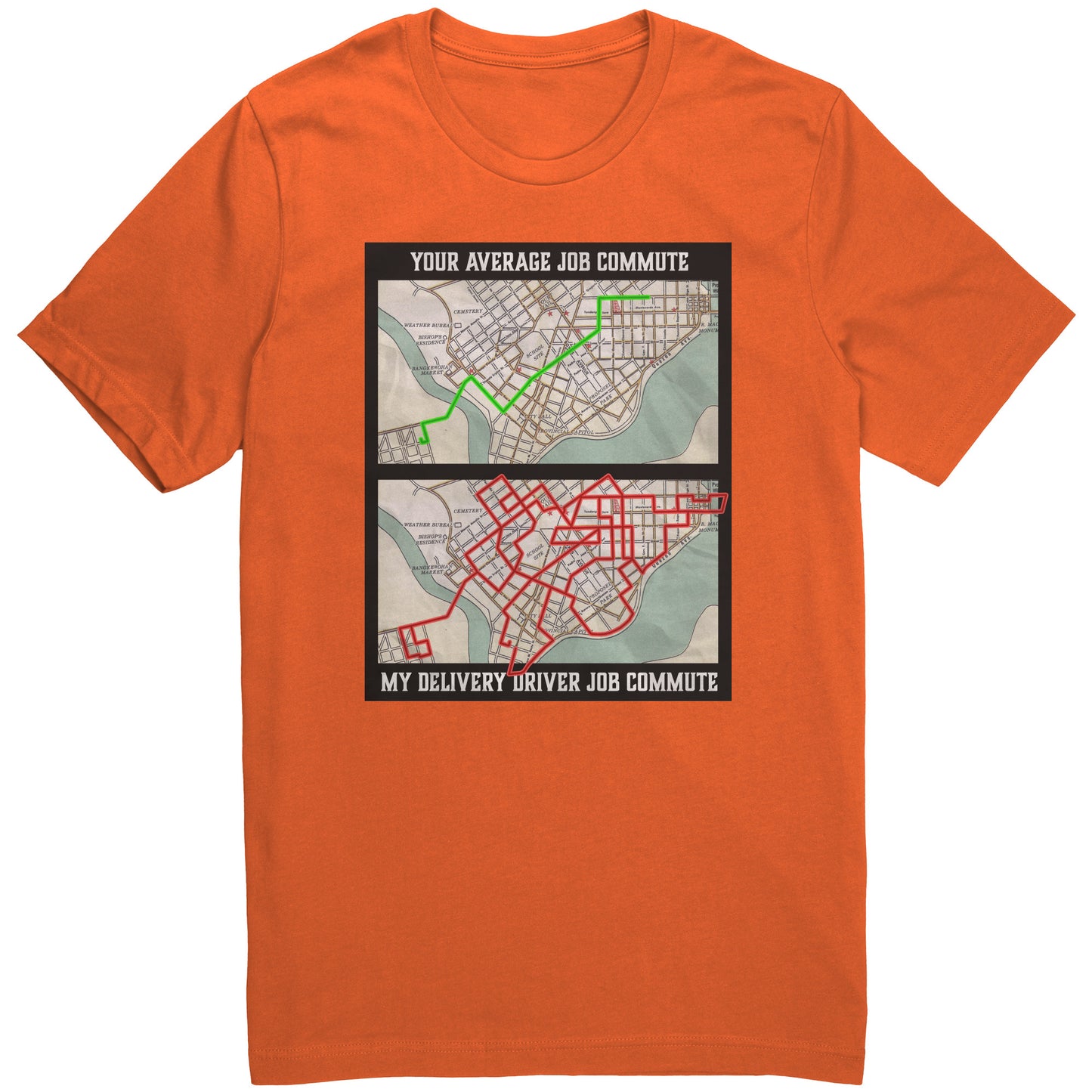 Delivery Driver Commutes Graphic Tee