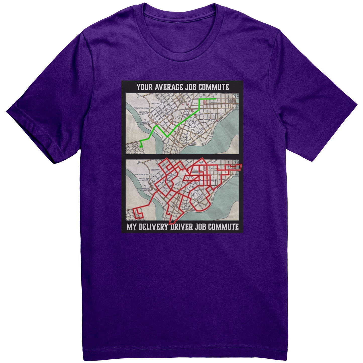 Delivery Driver Commutes Graphic Tee