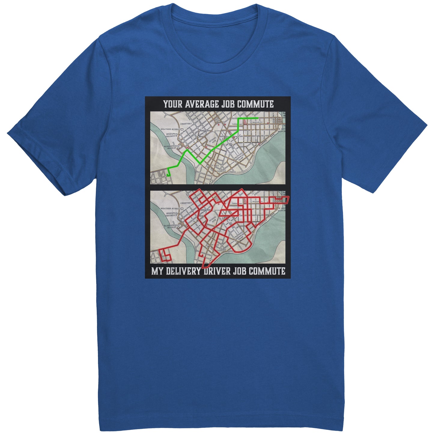 Delivery Driver Commutes Graphic Tee