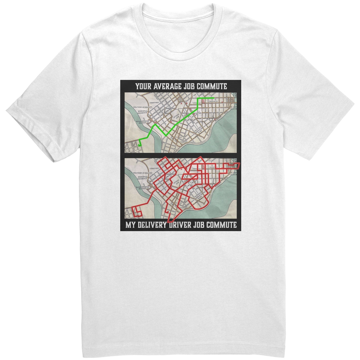Delivery Driver Commutes Graphic Tee