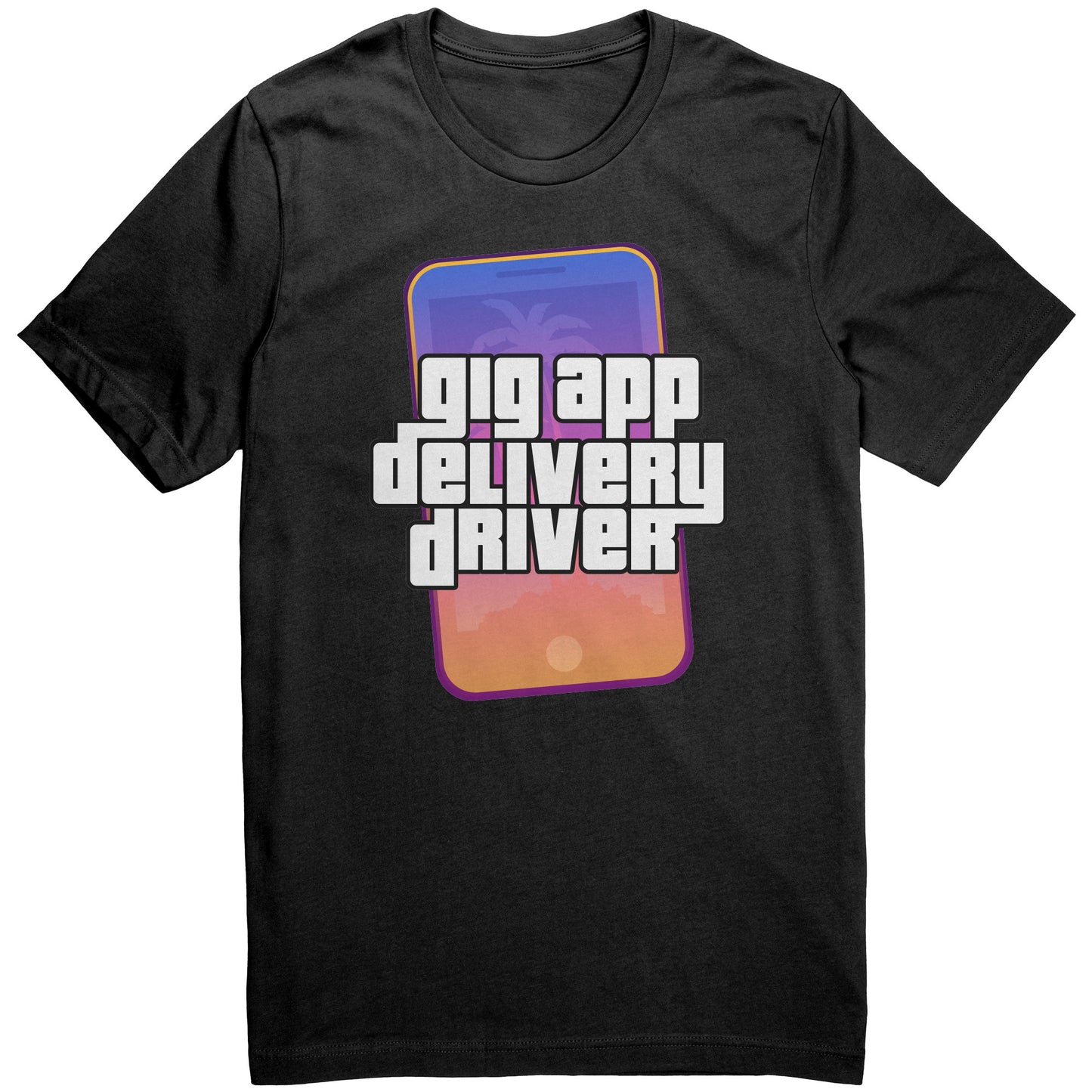 GADD - Gig App Delivery Driver Video Game Parody Logo Graphic Tee