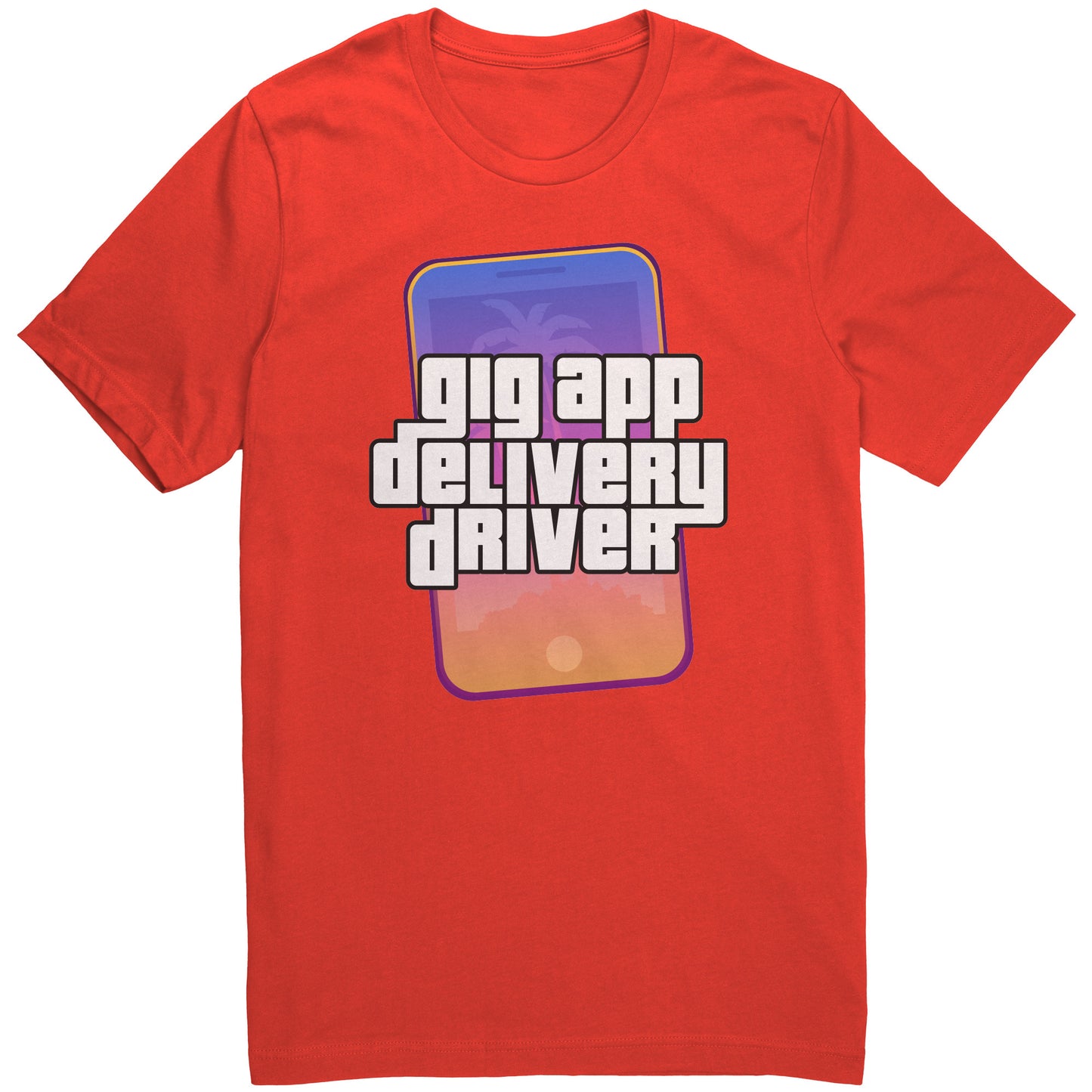 GADD - Gig App Delivery Driver Video Game Parody Logo Graphic Tee