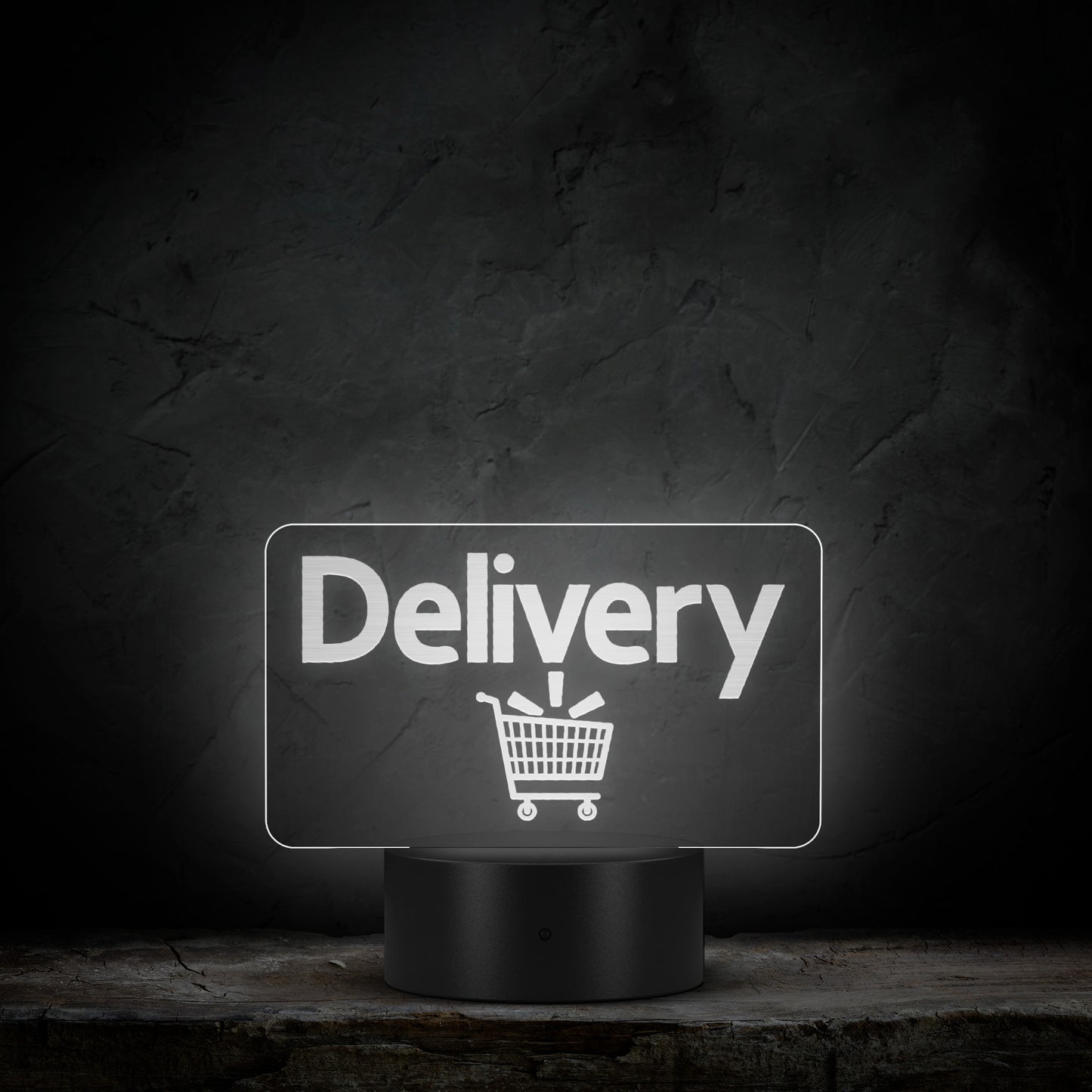 Shop and Deliver LED Sign