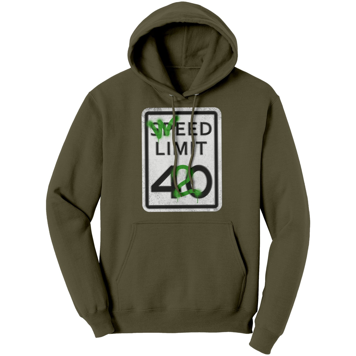 Weed Limit 420 Sign Hoodie