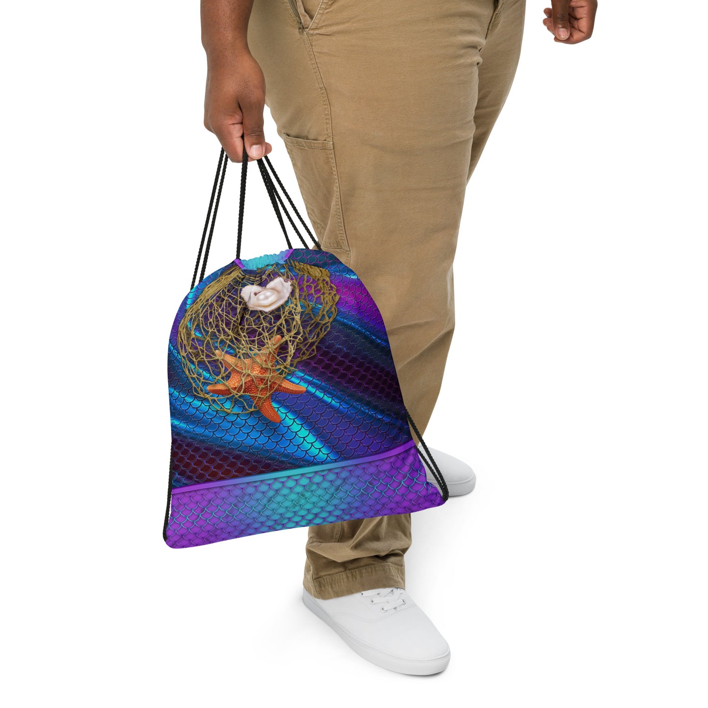 Pajamgeries Drawstring Overnight Bag - Mermaid