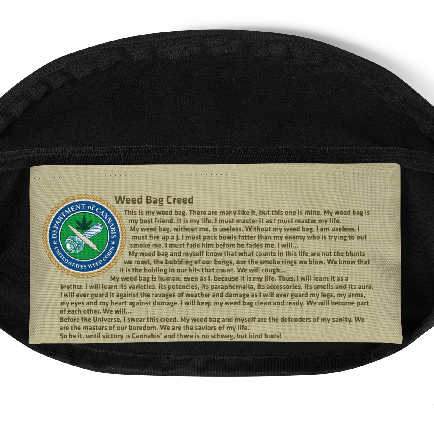 The Weed Bag Fanny Pack