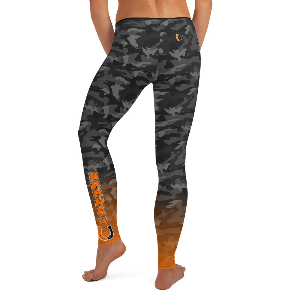 BSH Camo Leggings - Senior Broncs