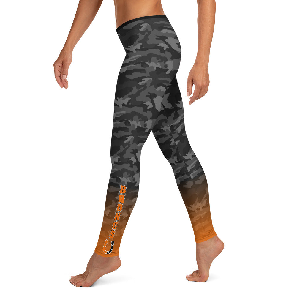 BSH Camo Leggings - Senior Broncs