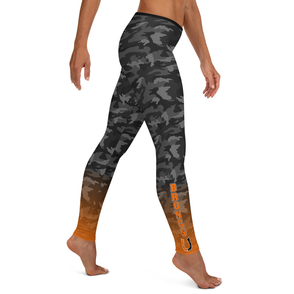 BSH Camo Leggings - Senior Broncs