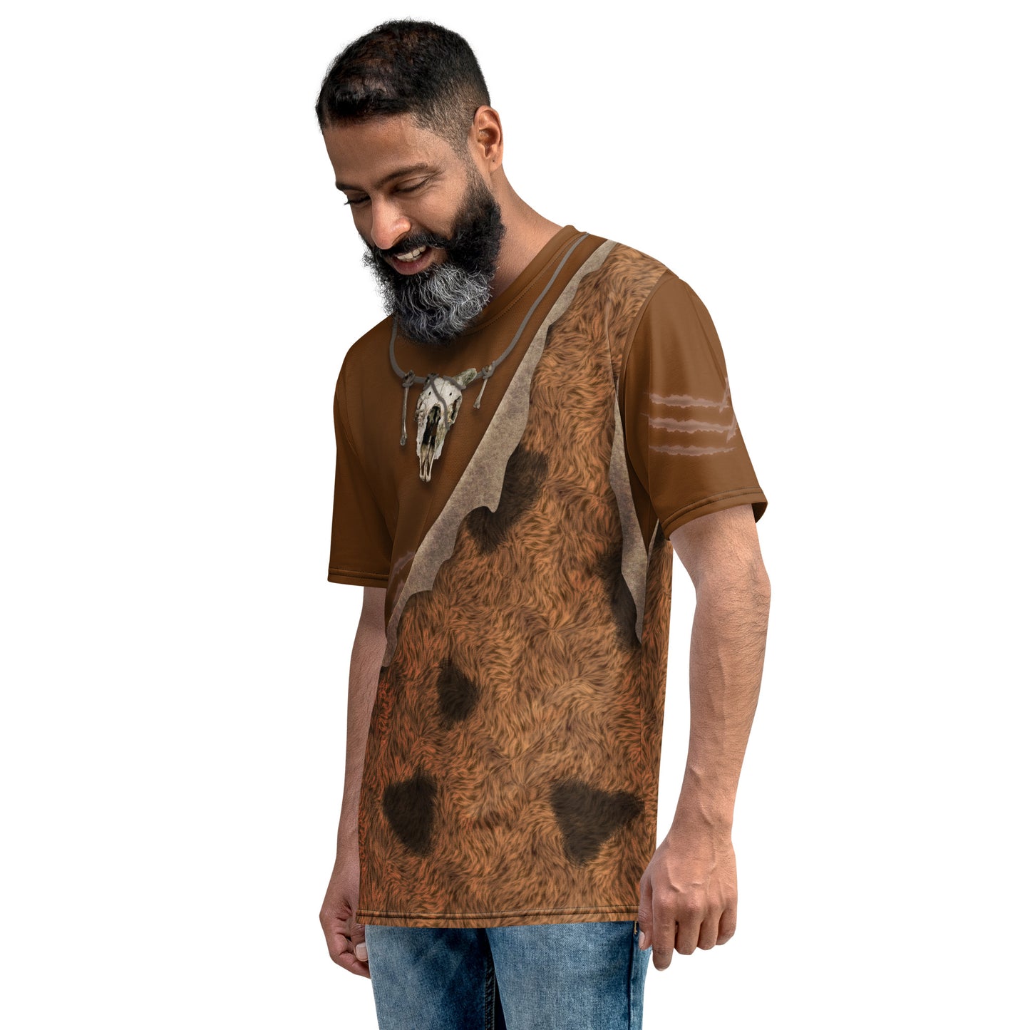 Pajamgeries Men's T-shirt - Caveman - Canela