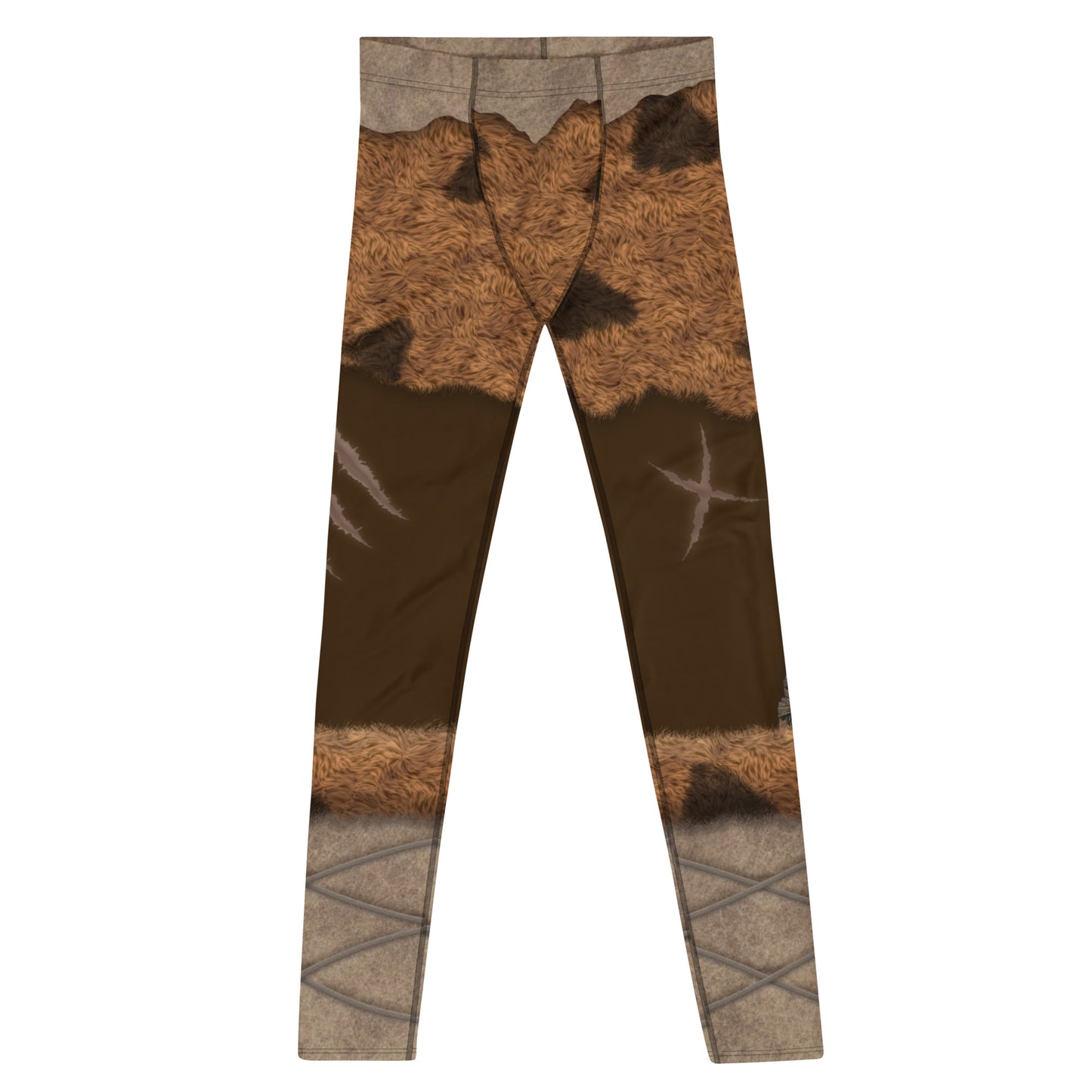 Pajamgeries Men's Leggings - Caveman - Ebony