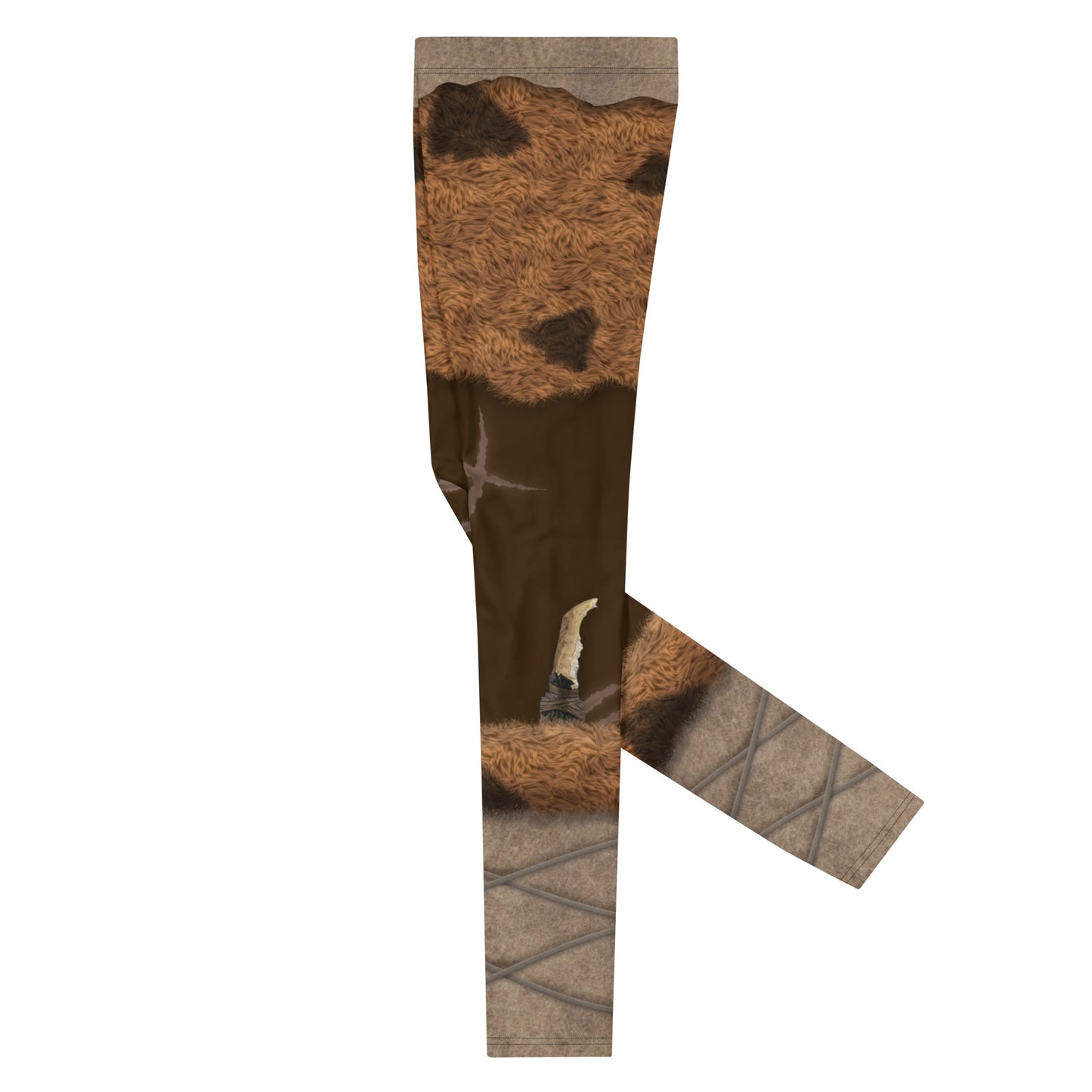 Pajamgeries Men's Leggings - Caveman - Ebony