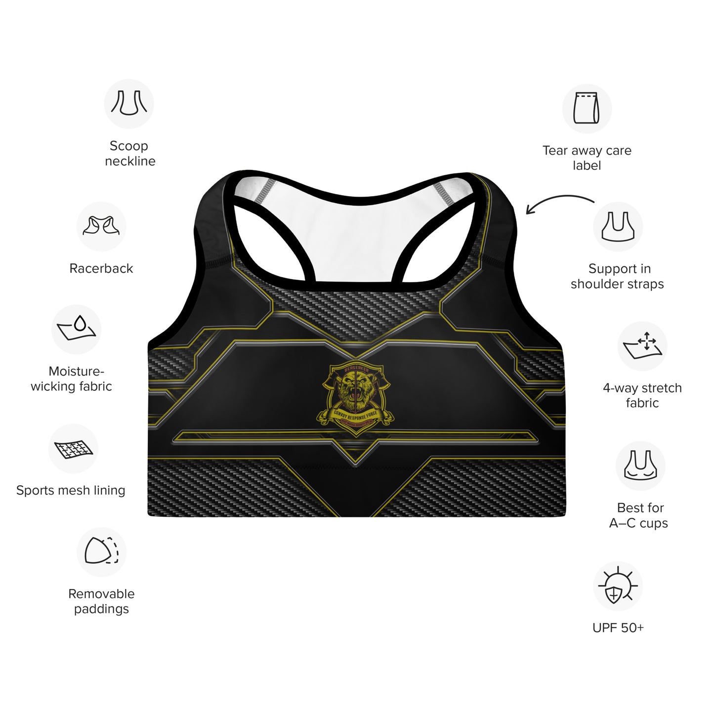 CRF Padded Sports Bra