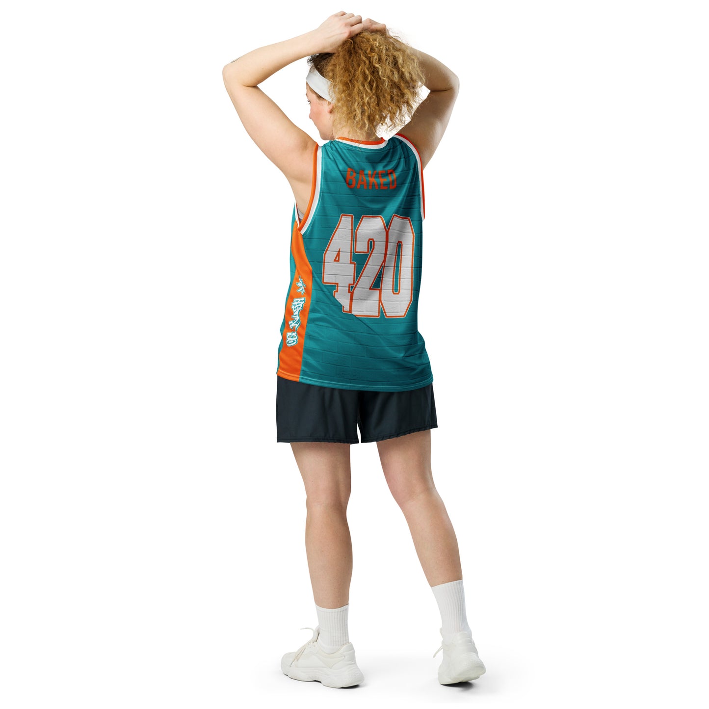 OG Kush Recycled Unisex Basketball Jersey