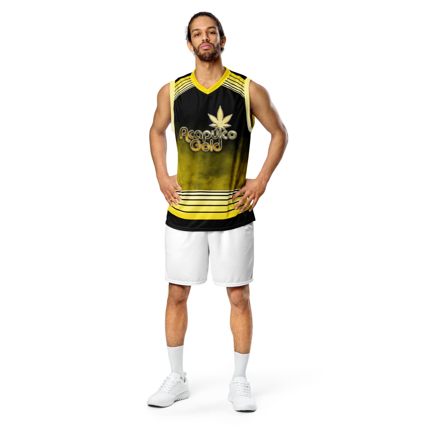 Acapulco Gold Recycled Unisex Basketball Jersey