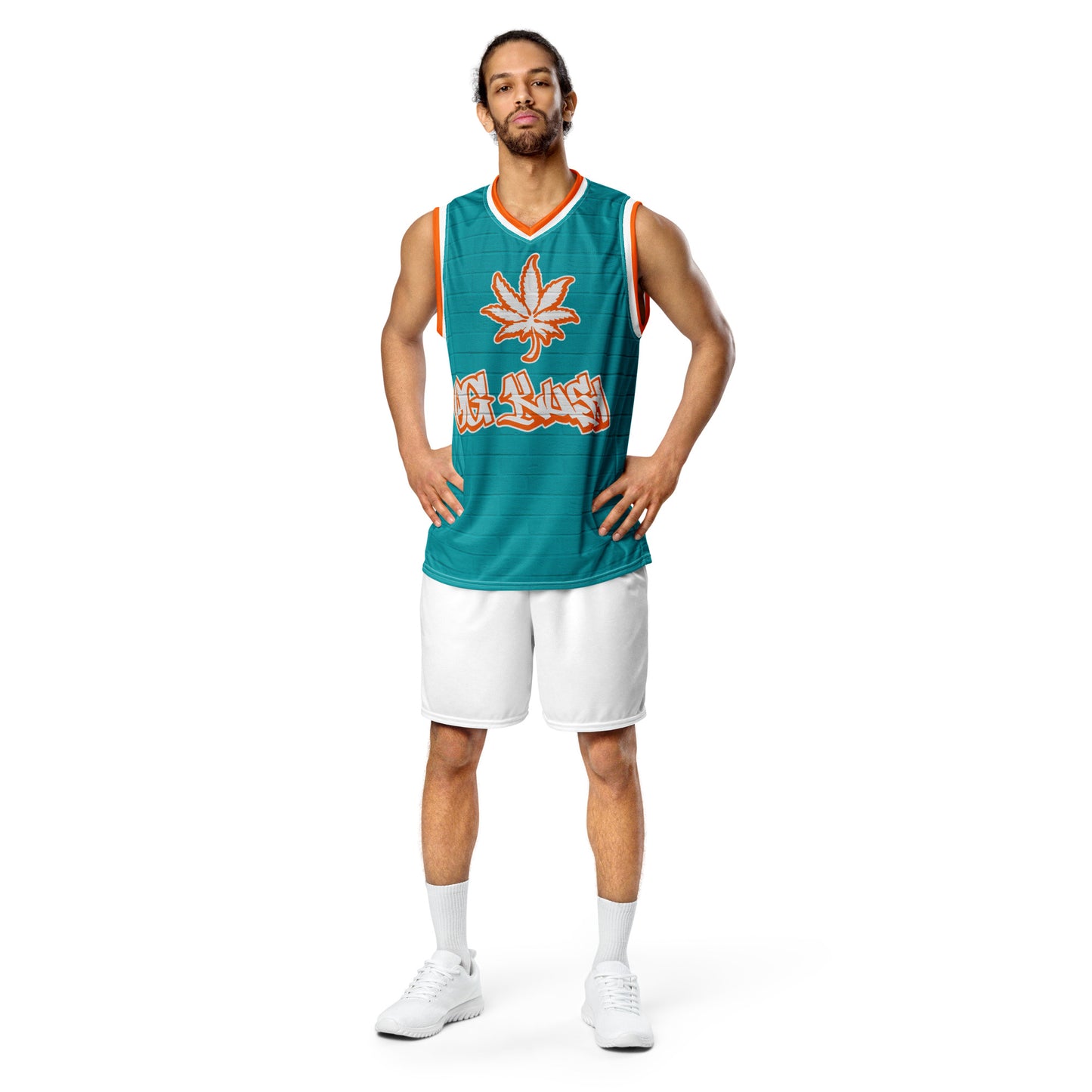 OG Kush Recycled Unisex Basketball Jersey