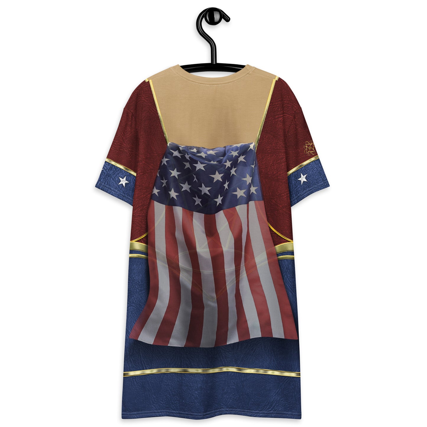 Pajamgeries T-shirt Dress - Super Woman - Mediterranean