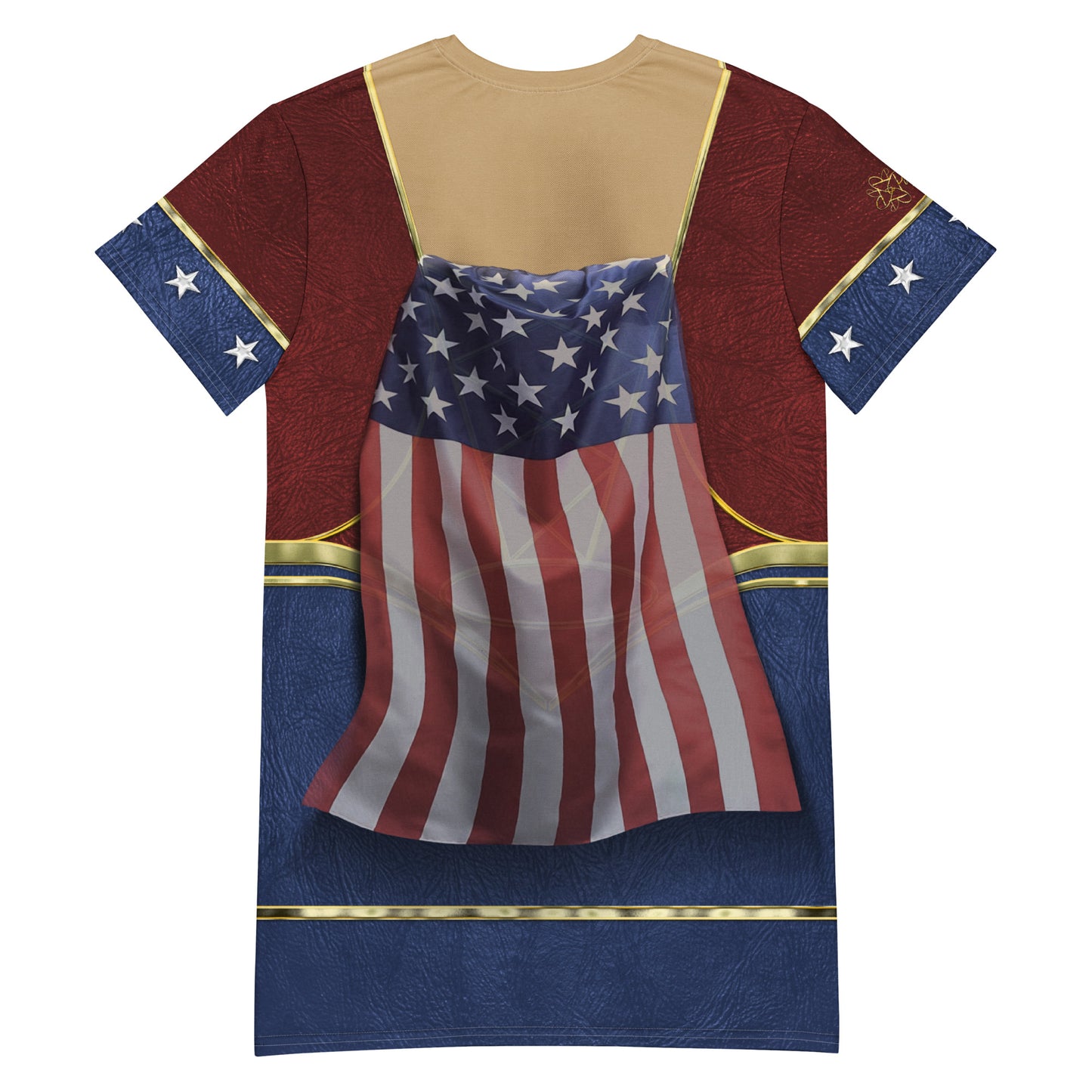 Pajamgeries T-shirt Dress - Super Woman - Mediterranean