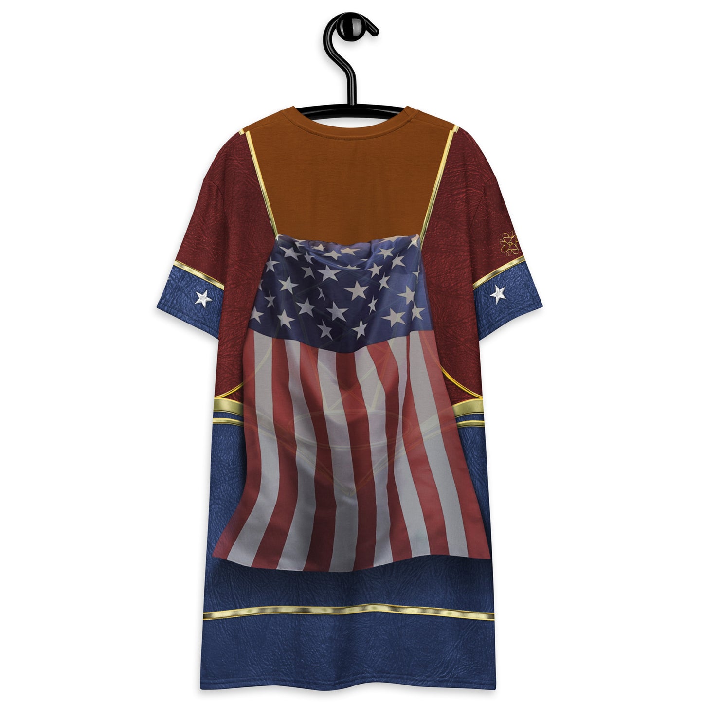 Pajamgeries T-shirt Dress - Super Woman - Canela