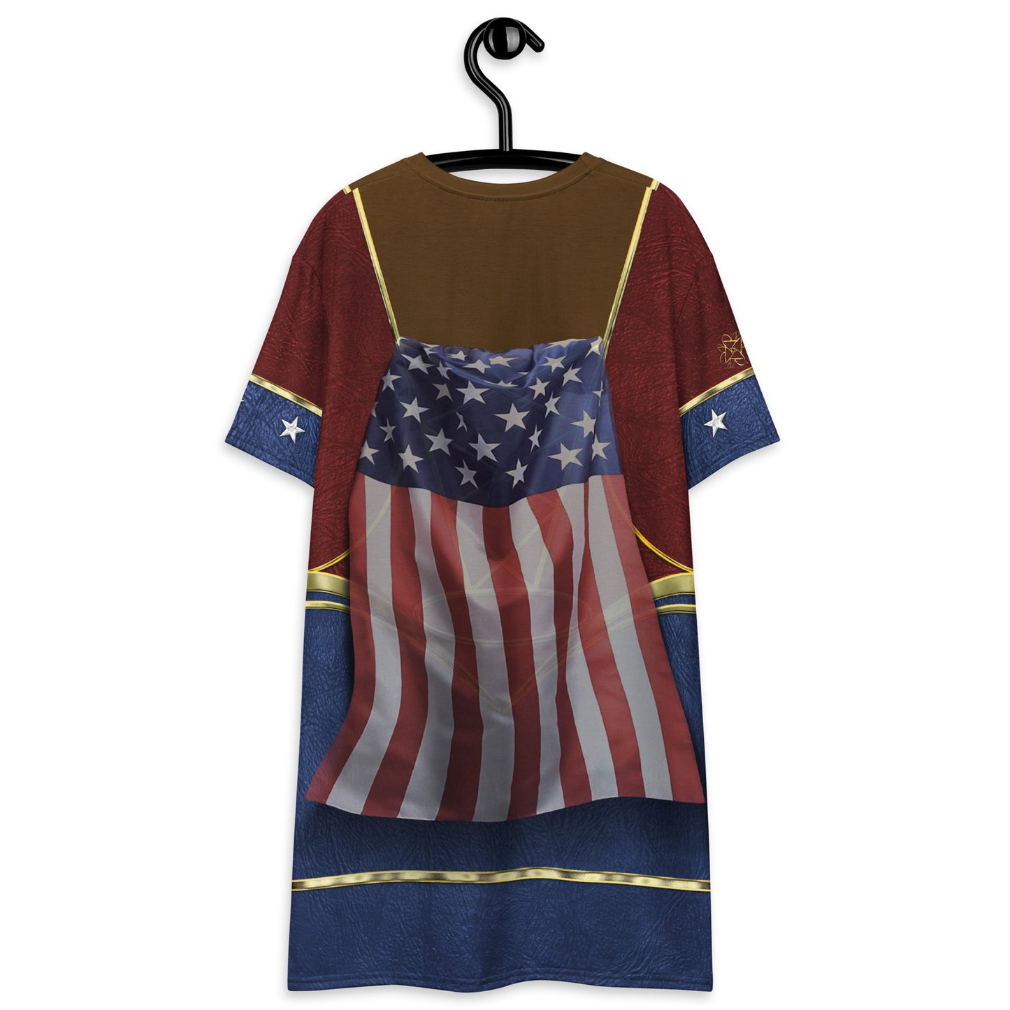 Pajamgeries T-shirt Dress - Super Woman - Ebony