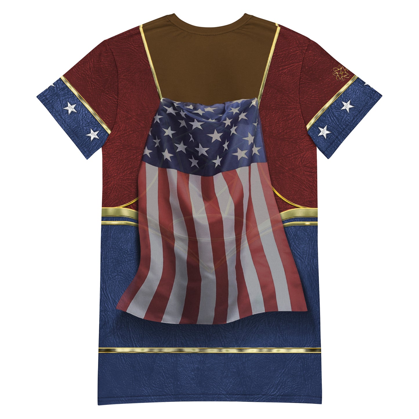 Pajamgeries T-shirt Dress - Super Woman - Ebony
