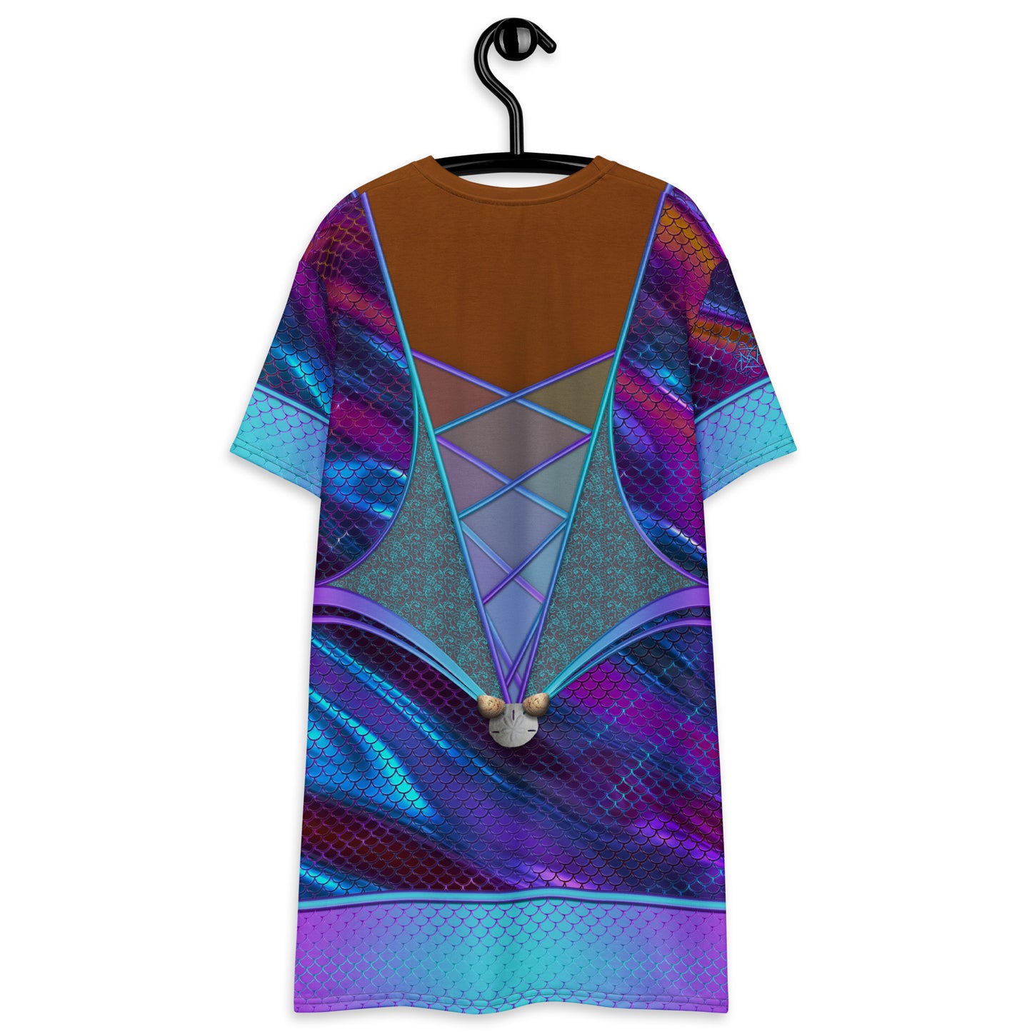 Pajamgeries T-shirt Dress - Mermaid - Canela