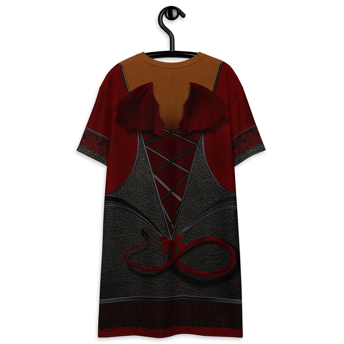 Pajamgeries T-shirt Dress - Bad Girl - Canela
