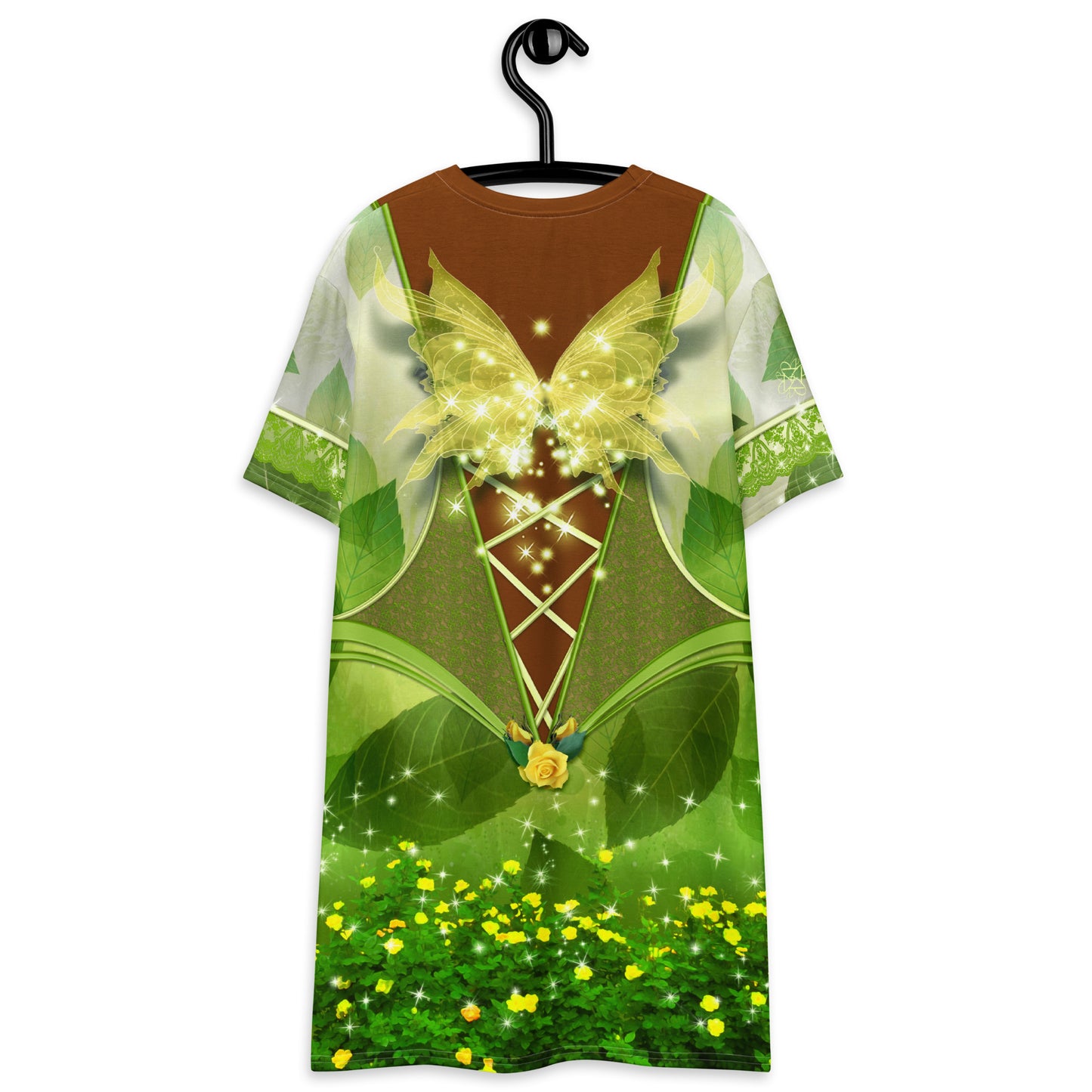 Pajamgeries T-shirt Dress - Garden Pixie - Canela