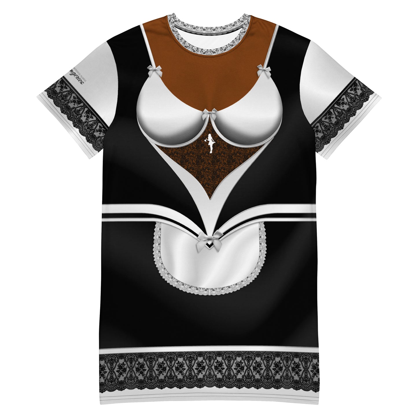 Pajamgeries T-shirt Dress - French Maid - Canela