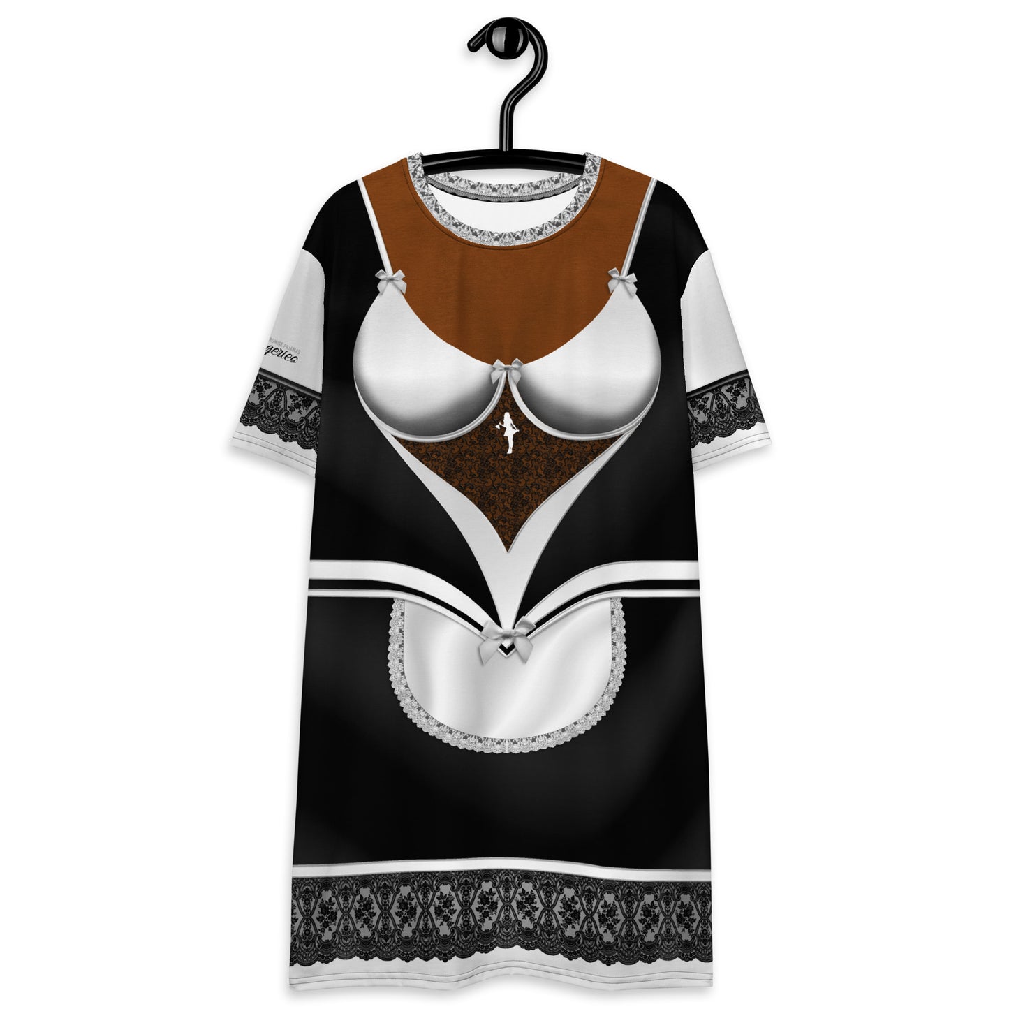 Pajamgeries T-shirt Dress - French Maid - Canela