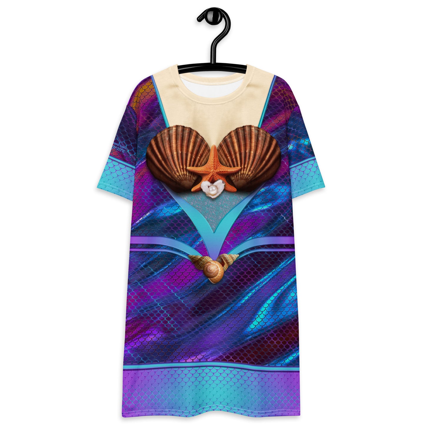 Pajamgeries T-shirt Dress - Mermaid - Hanami