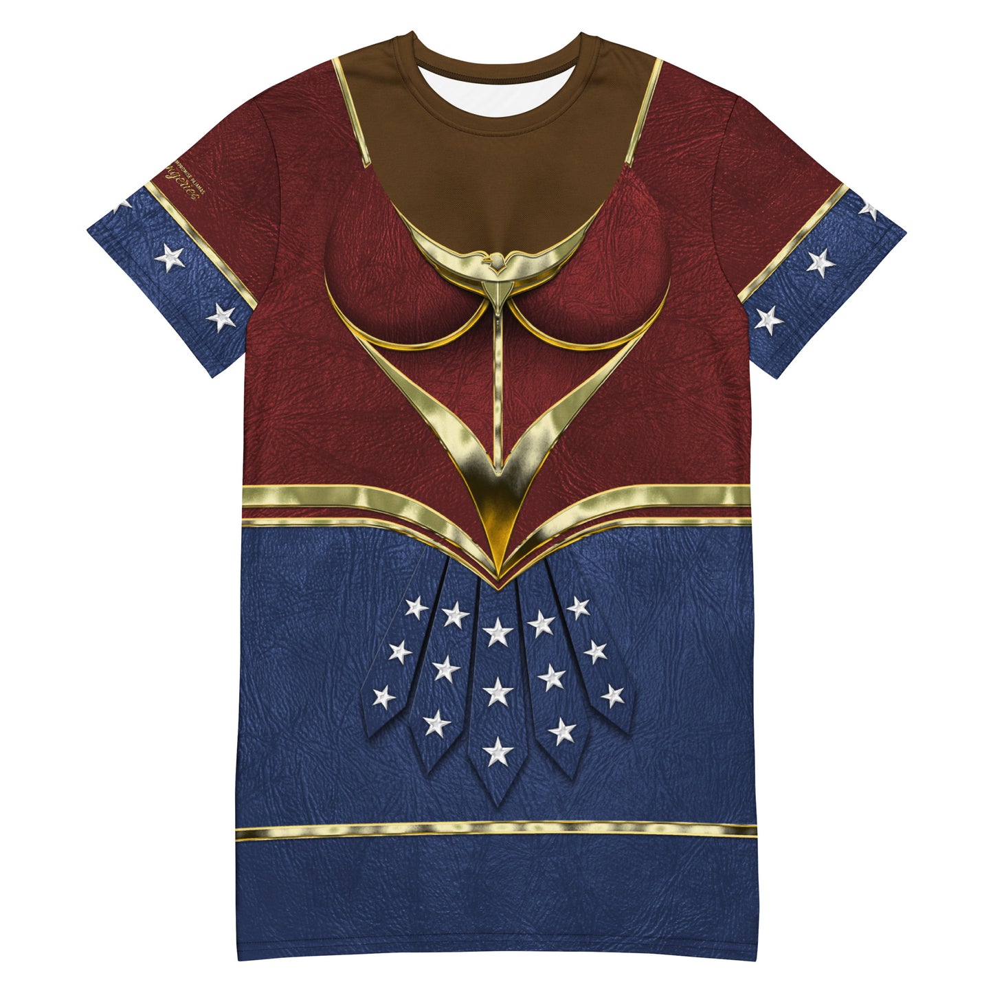 Pajamgeries T-shirt Dress - Super Woman - Ebony