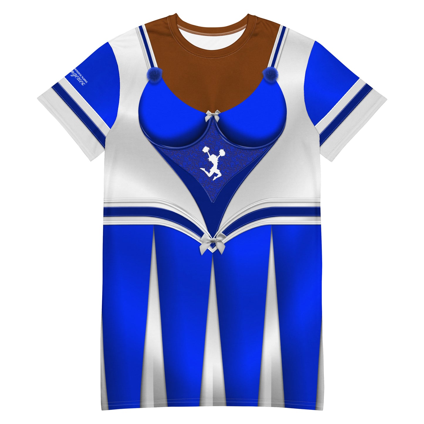 Pajamgeries T-shirt Dress - Cheerleader - Canela
