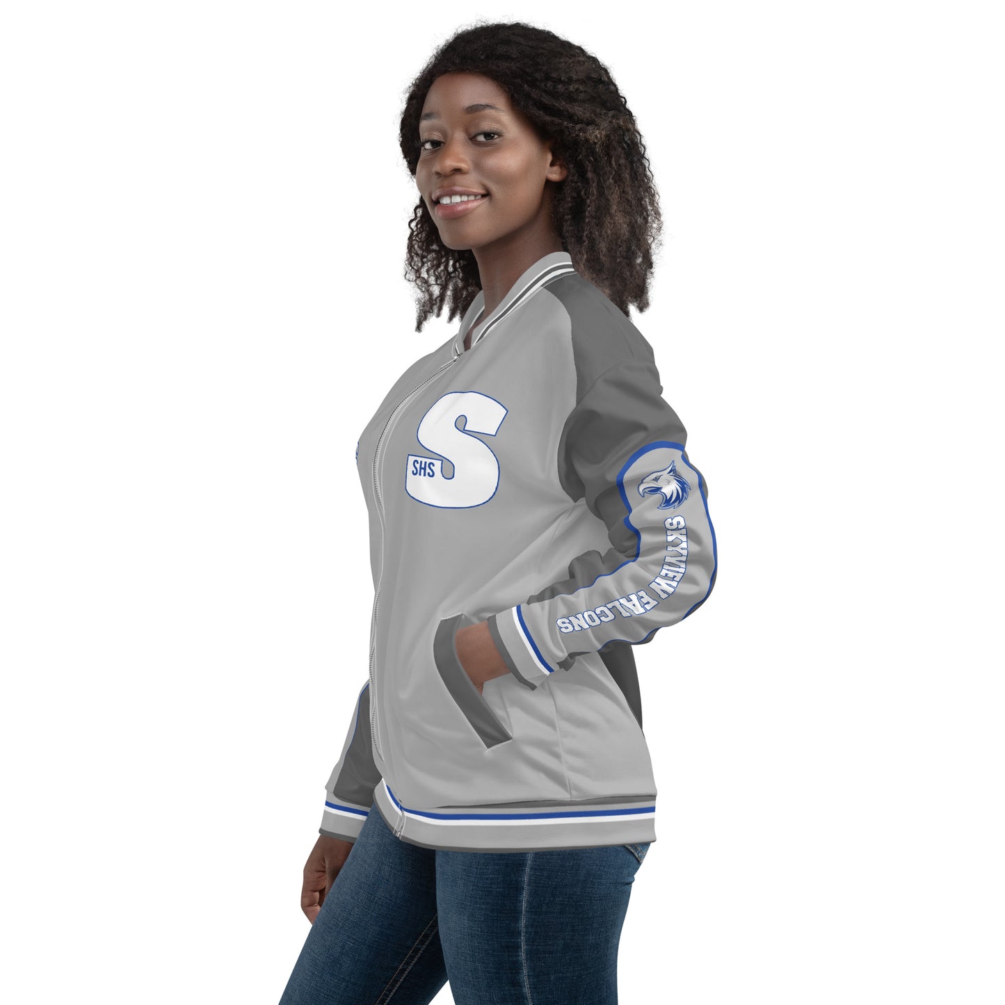 SHS Unisex Bomber Jacket - Skyview Falcons