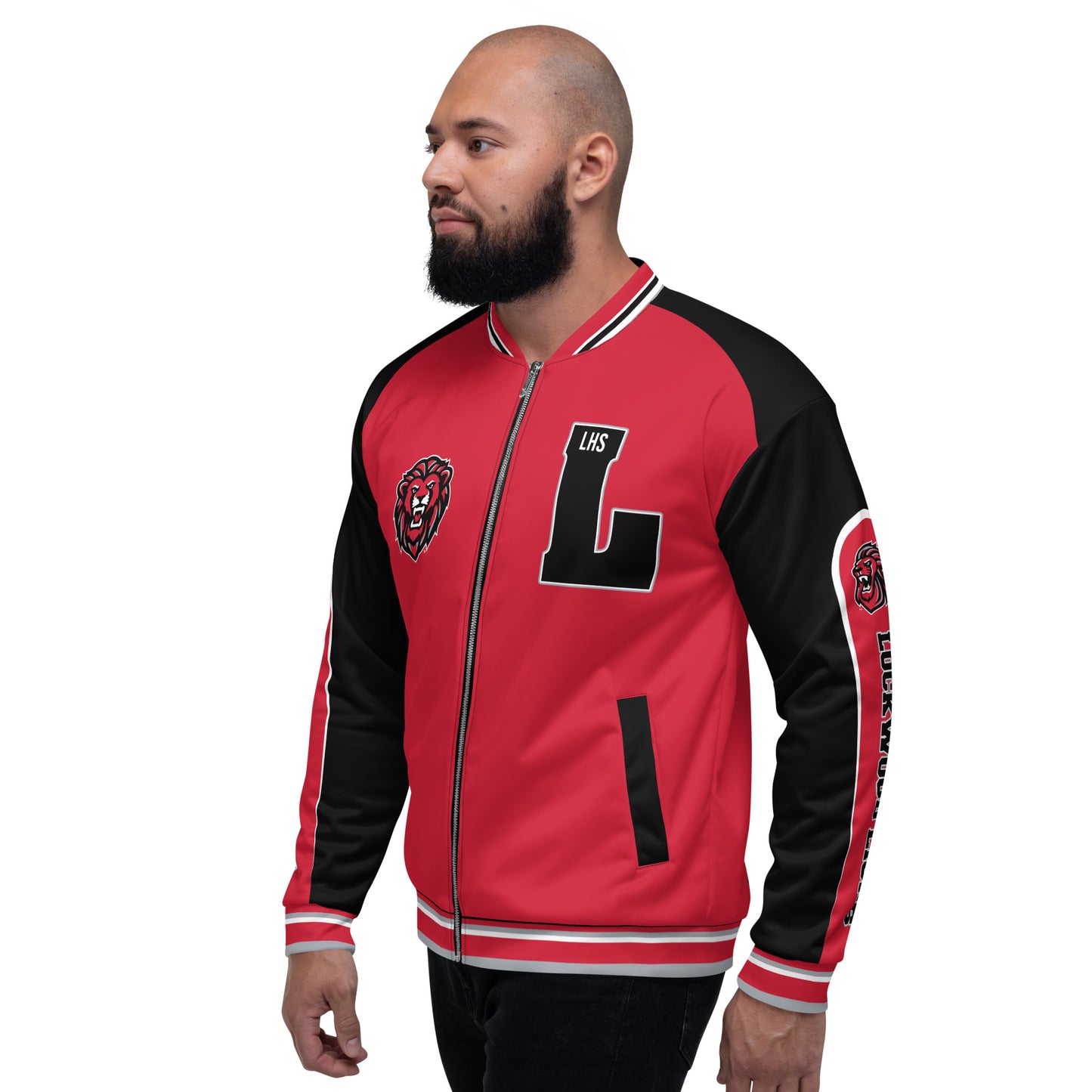 LHS Unisex Bomber Jacket - Lockwood Lions