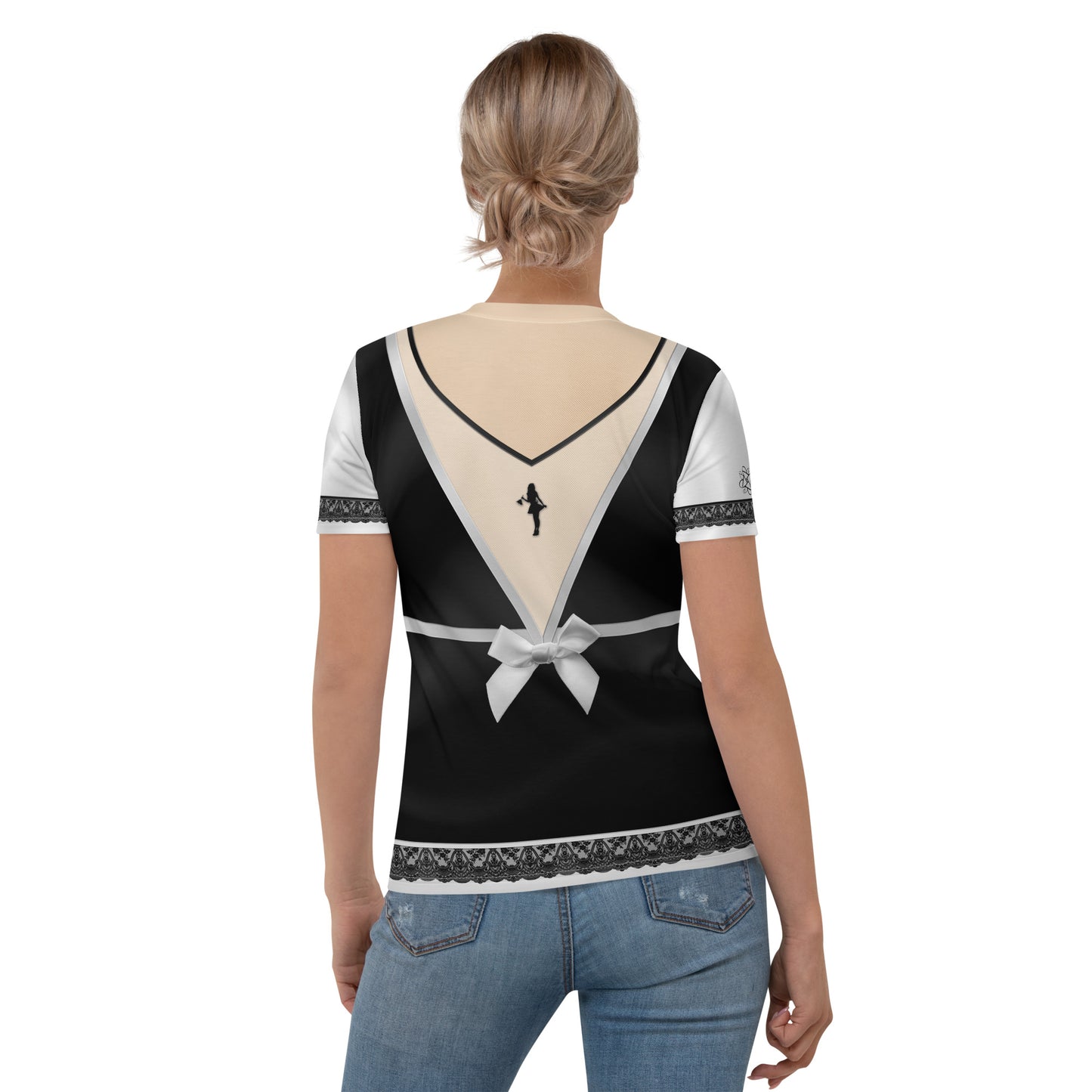 Pajamgeries Women's T-shirt - French Maid - Ivory