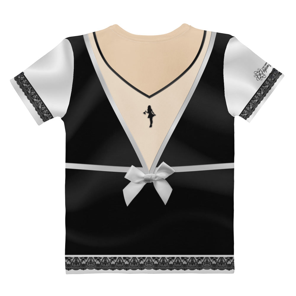 Pajamgeries Women's T-shirt - French Maid - Ivory