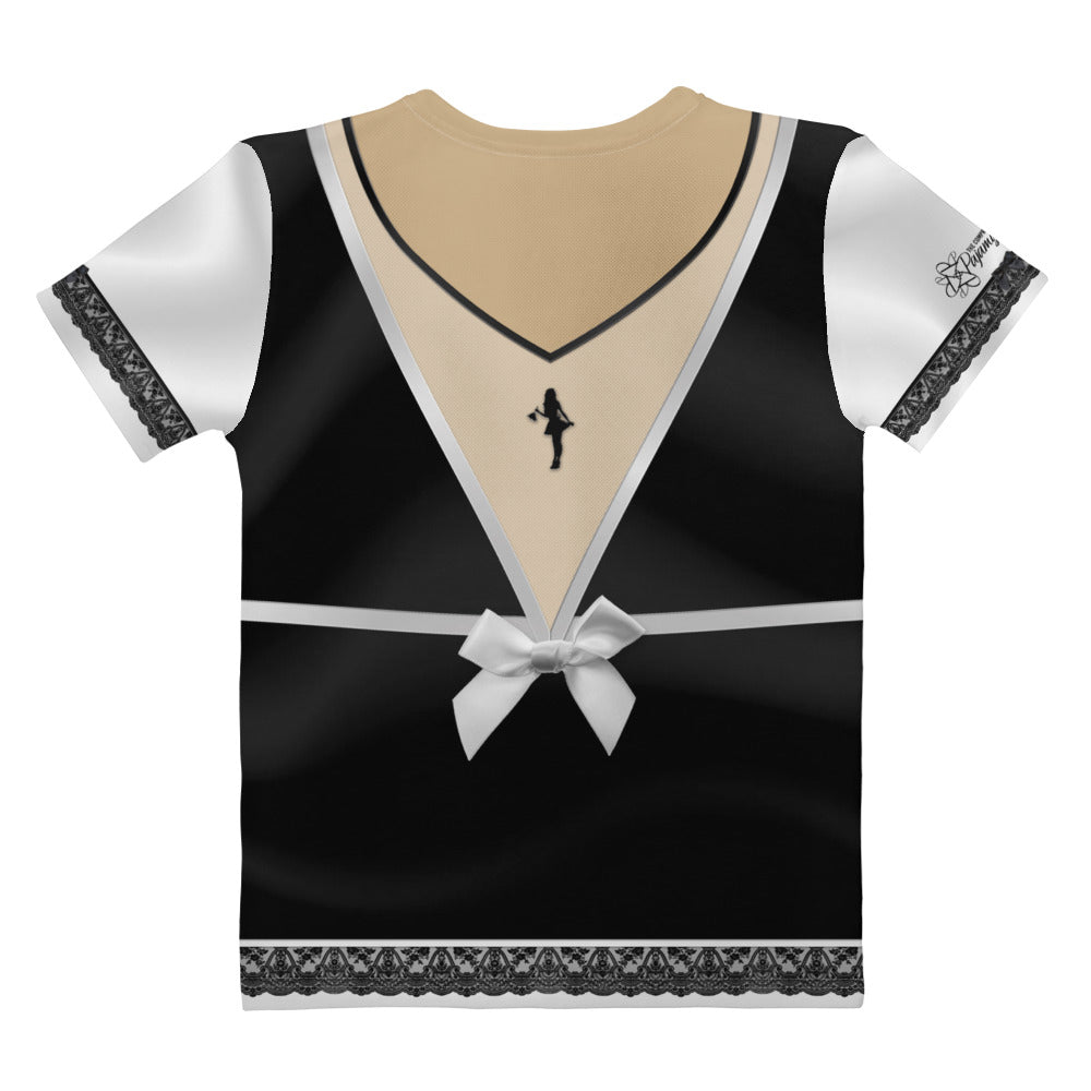 Pajamgeries Women's T-shirt - French Maid - Mediterranean