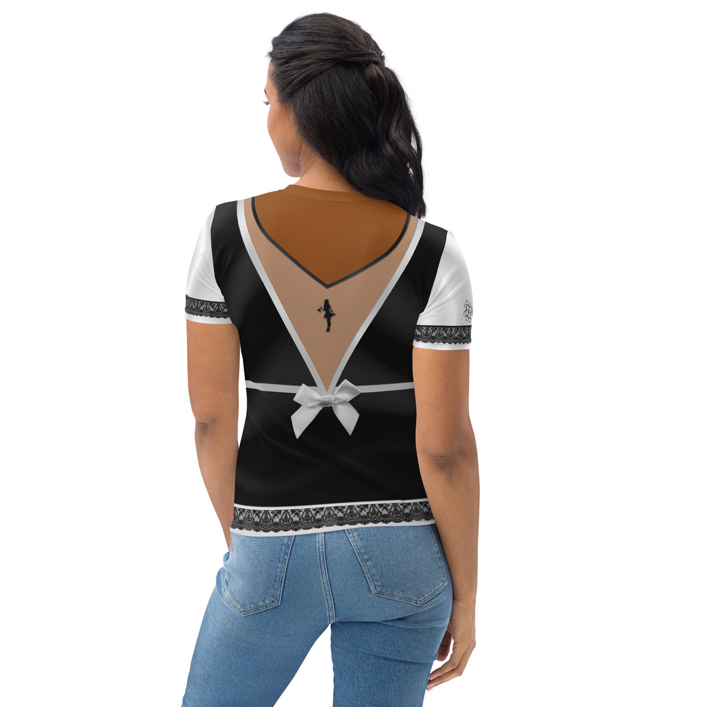 Pajamgeries Women's T-shirt - French Maid - Canela